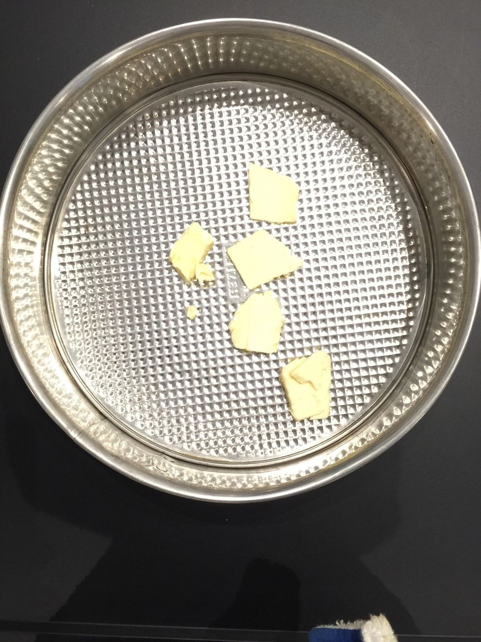 Springform mould 22 cm or 9inch. Butter generously and flour generously