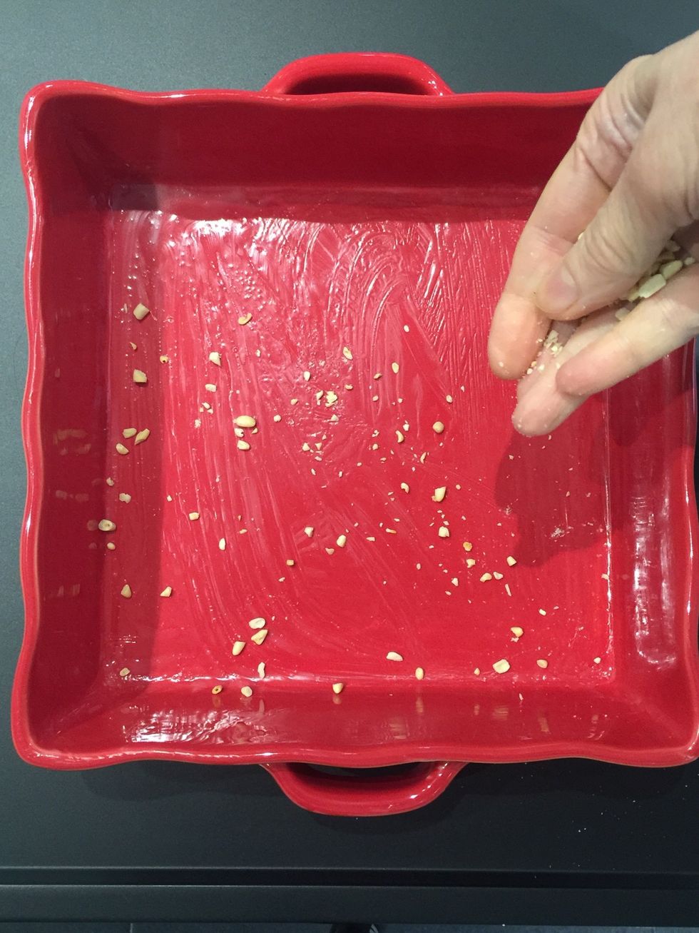 Sprinkle chopped nuts