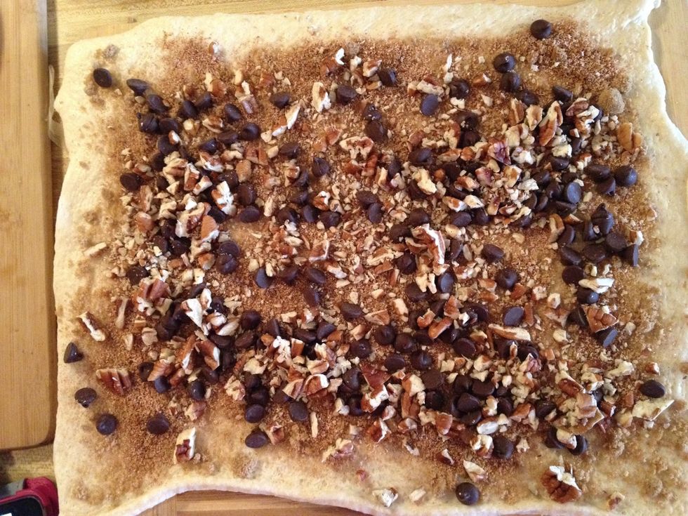 Sprinkle chopped pecans