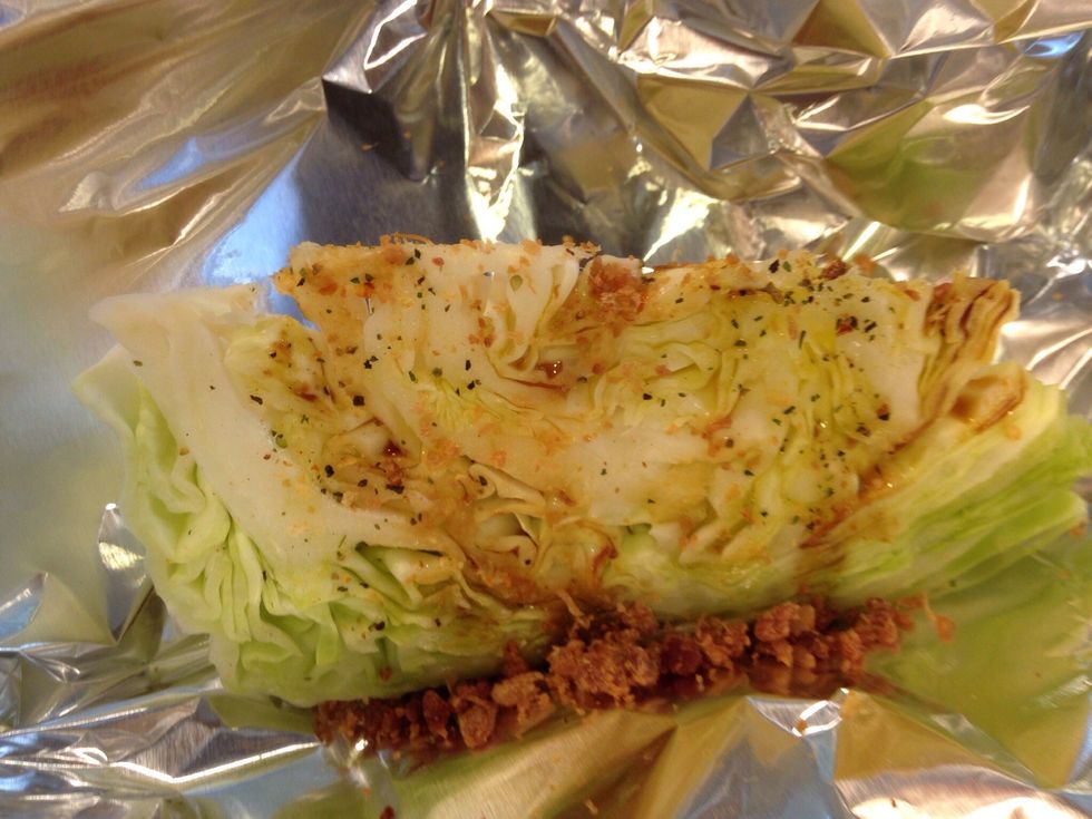 Sprinkle crispy bacon bits over top.