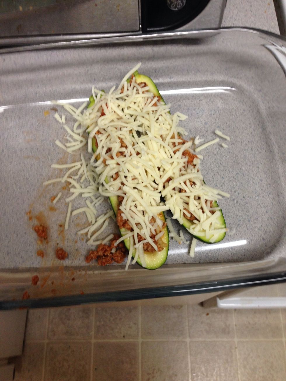 sprinkle mozzarella