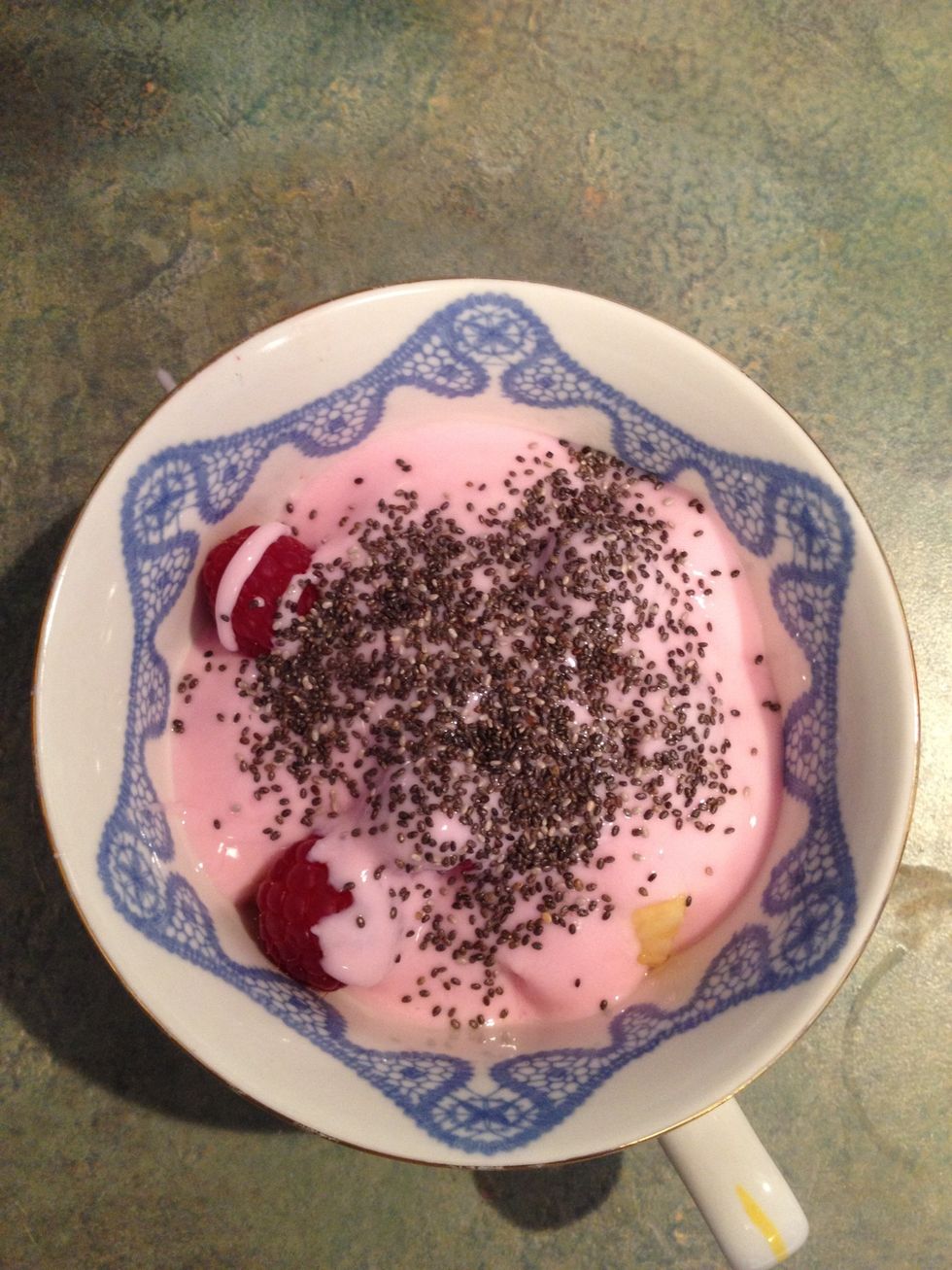 Sprinkle on chai seeds