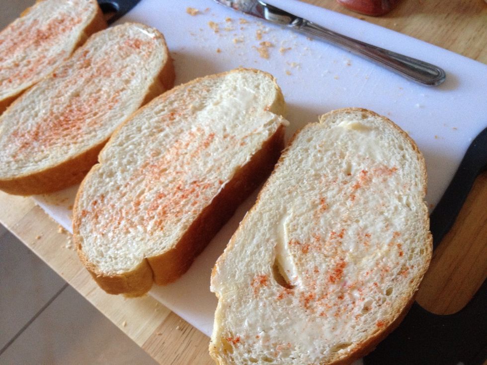 Sprinkle on paprika and just a hint of sea salt to make the flavors pop.