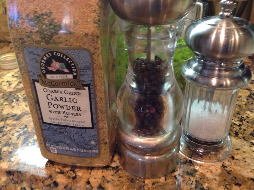 Sprinkle on salt pepper, and any additional spice you choose.