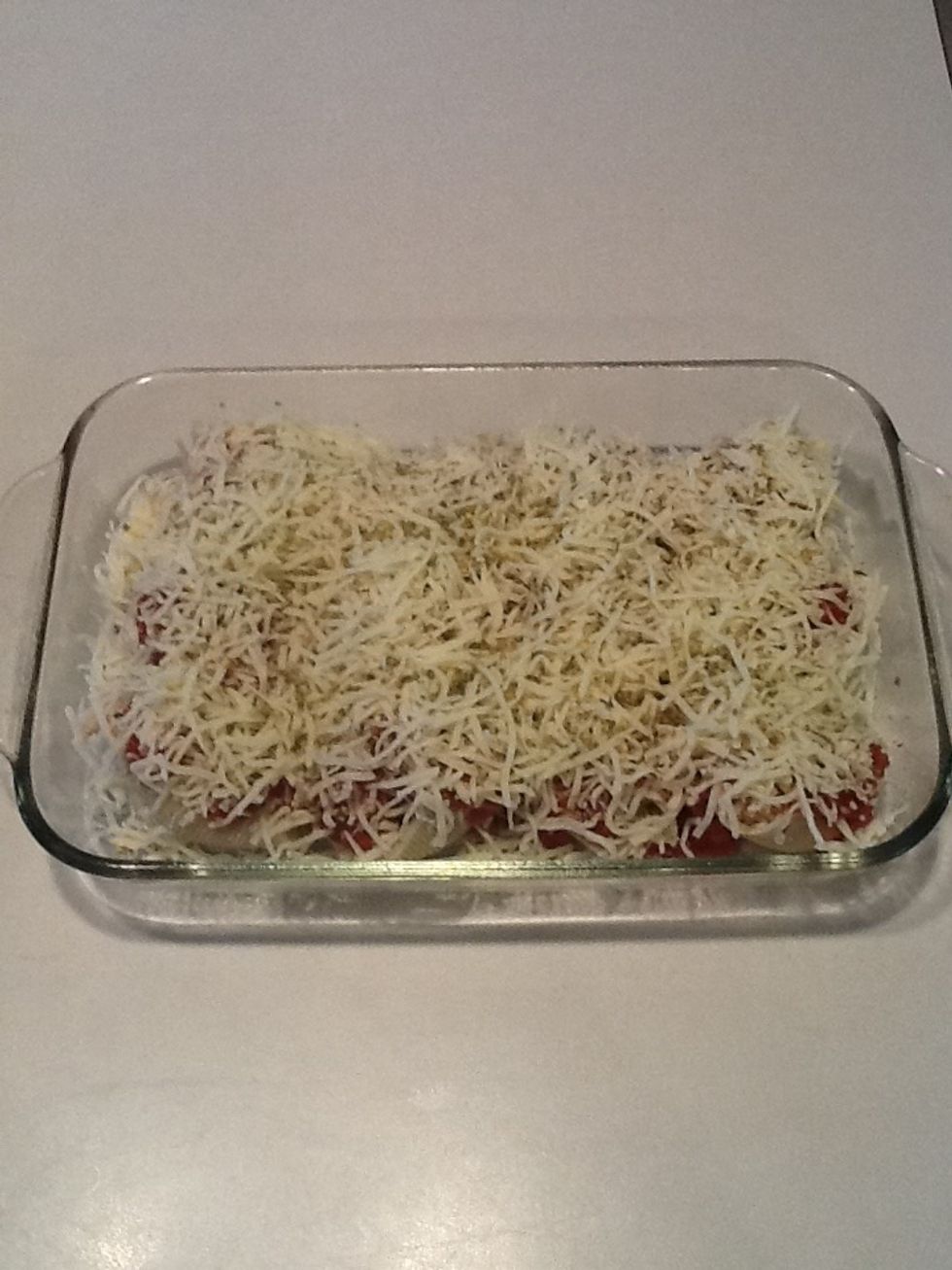 Sprinkle oregano on top.