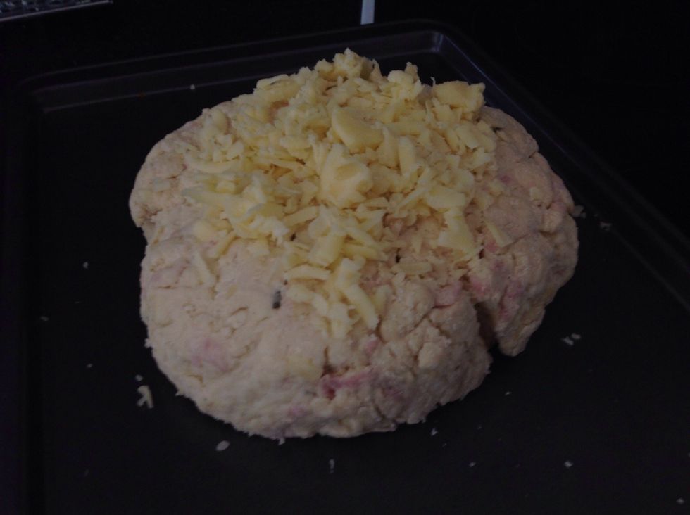 Sprinkle over the remains of the cheese