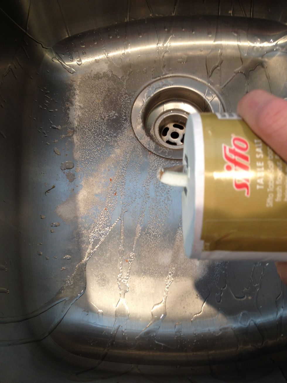 Sprinkle salt all over