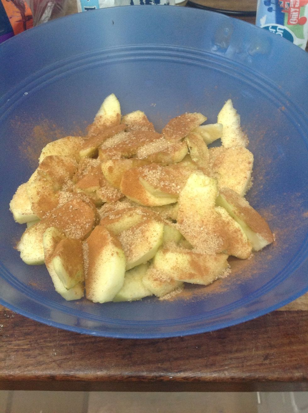 Sprinkle some cinnamon and brown sugar on them.