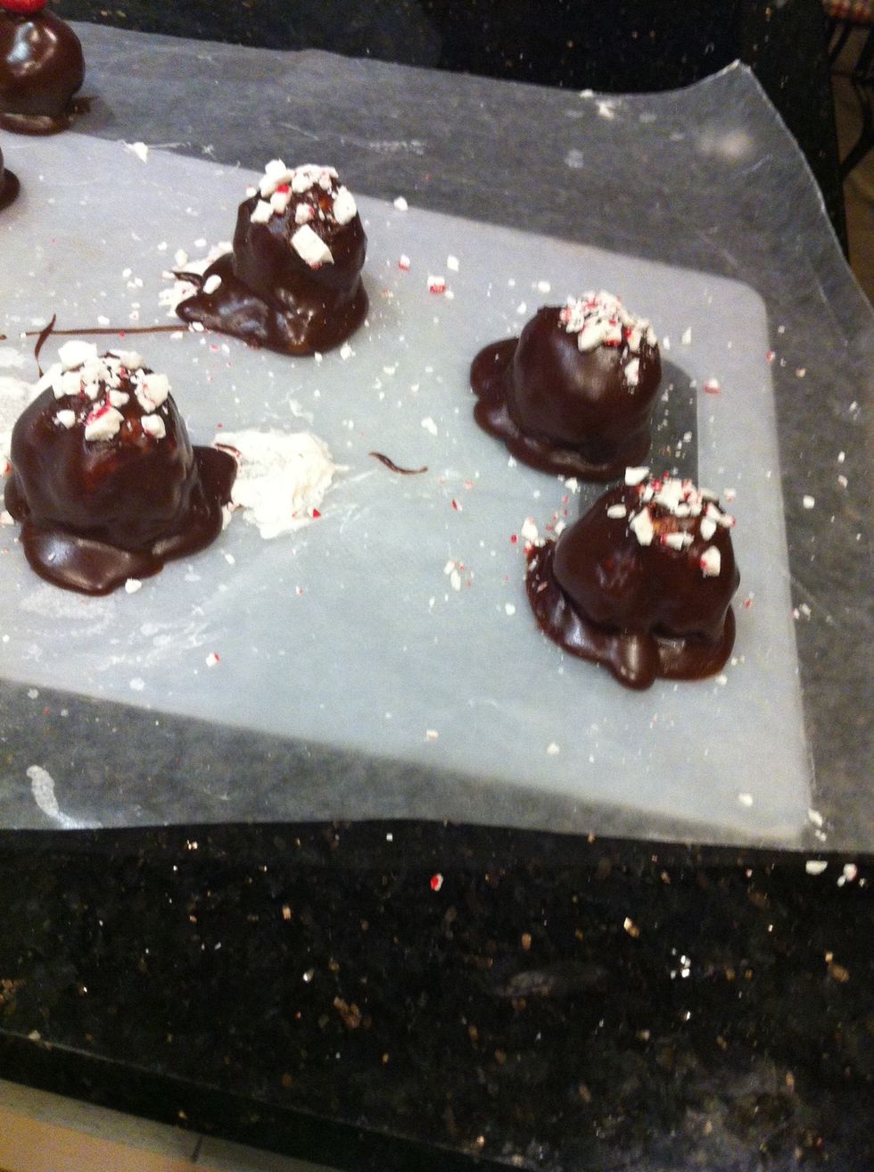 Sprinkle some crushed mint on top