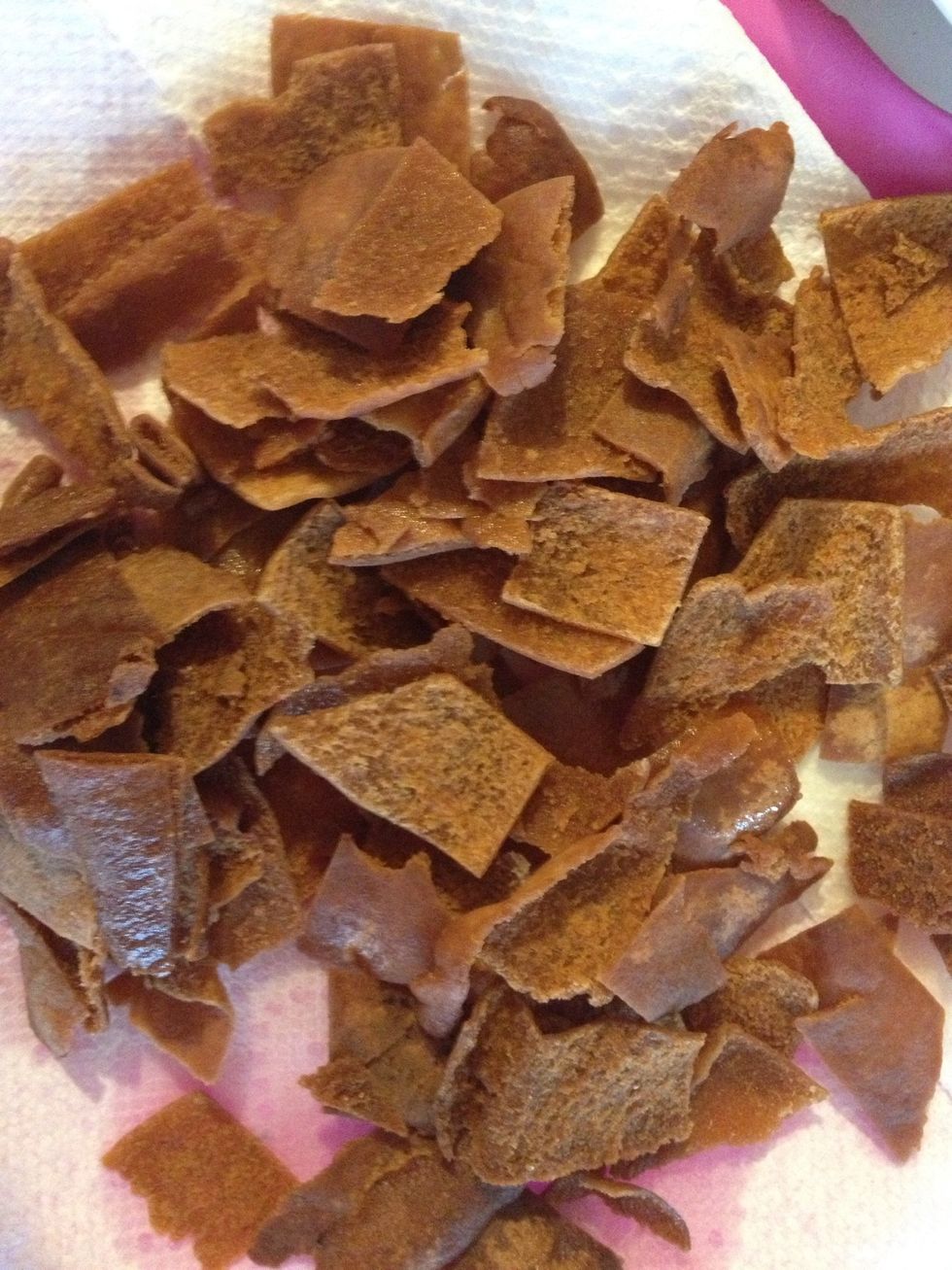 Sprinkle them over the plate