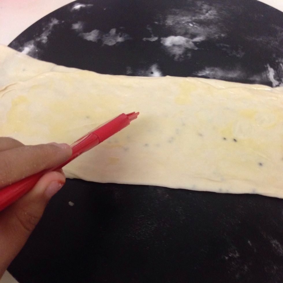 Sprinkle with butter