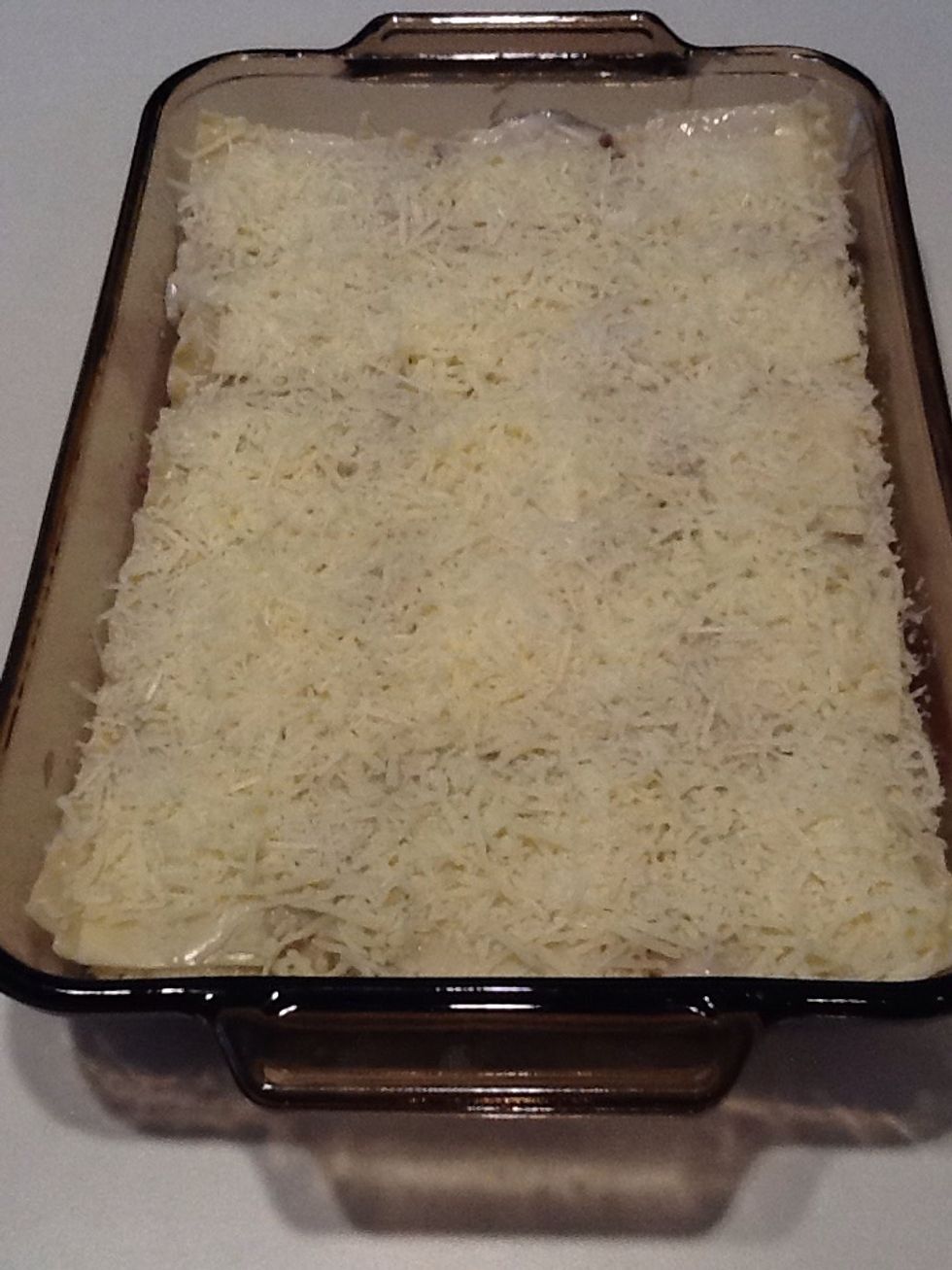 Sprinkle with cheese.