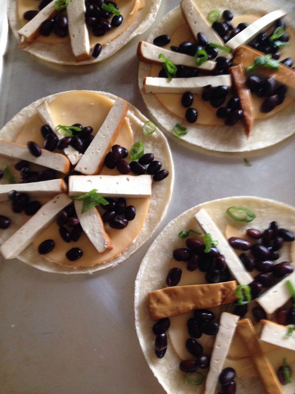 Sprinkle with chopped scallion.