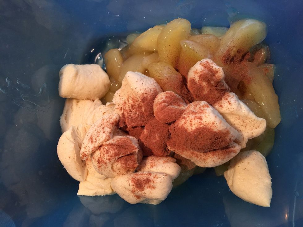 Sprinkle with cinnamon