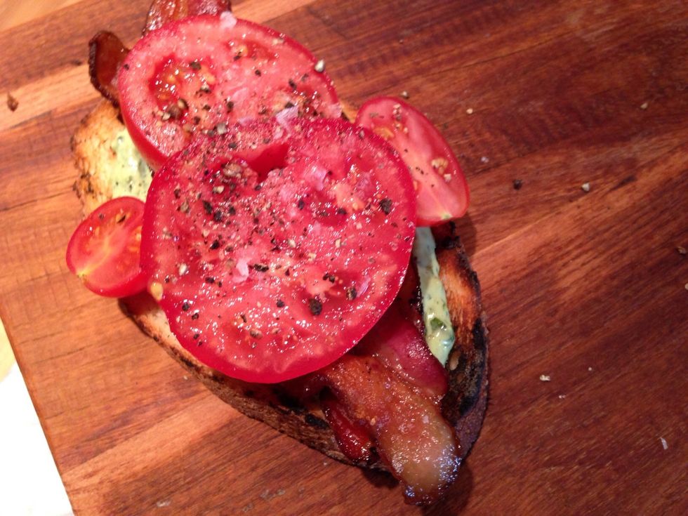 Sprinkle with fresh ground pepper...