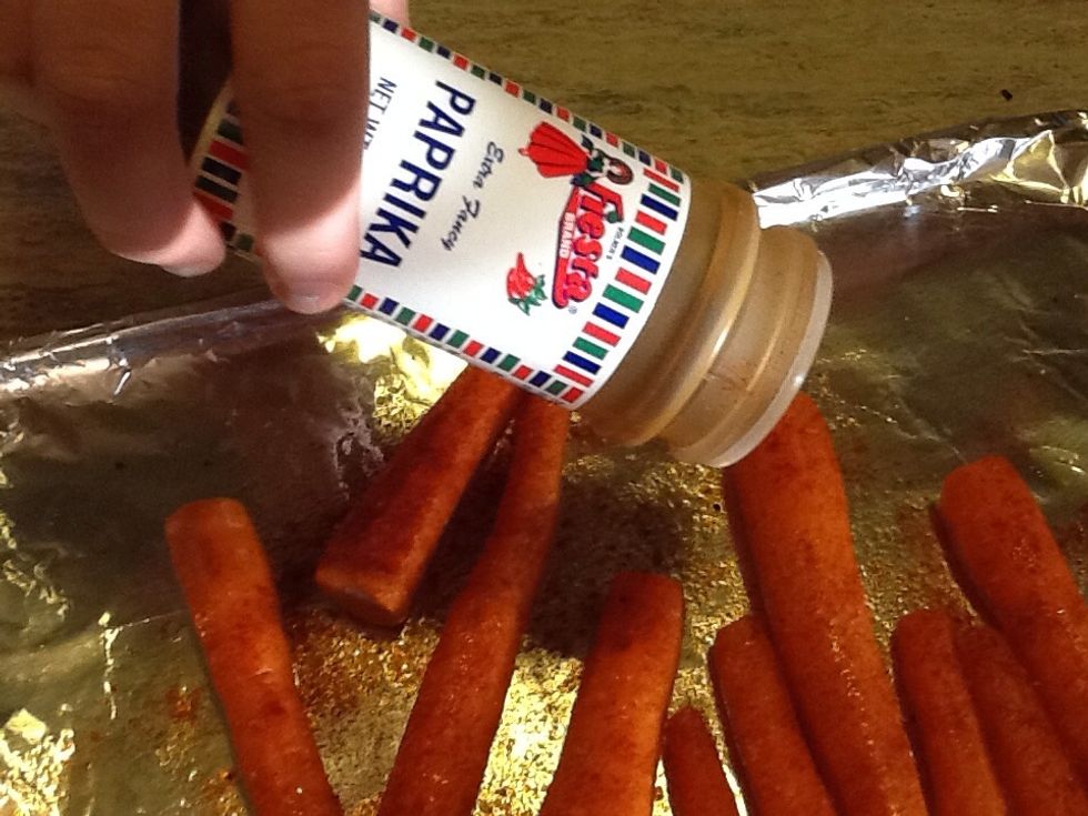 Sprinkle with paprika