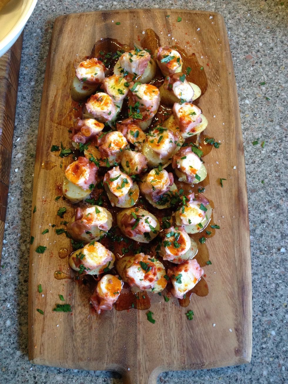 Sprinkle with parsley
