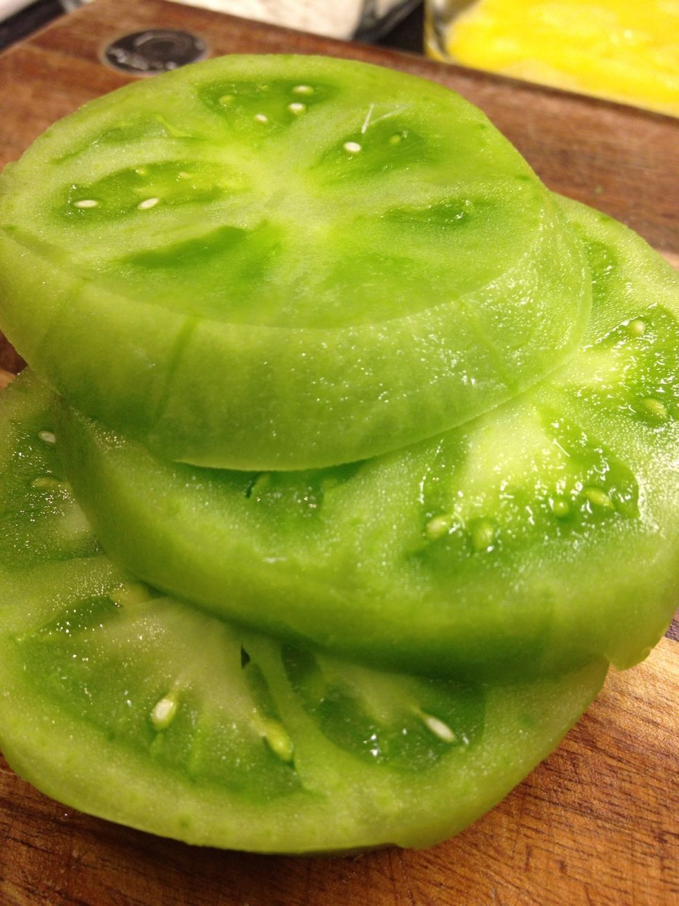 Sprinkle with salt for a couple of minutes