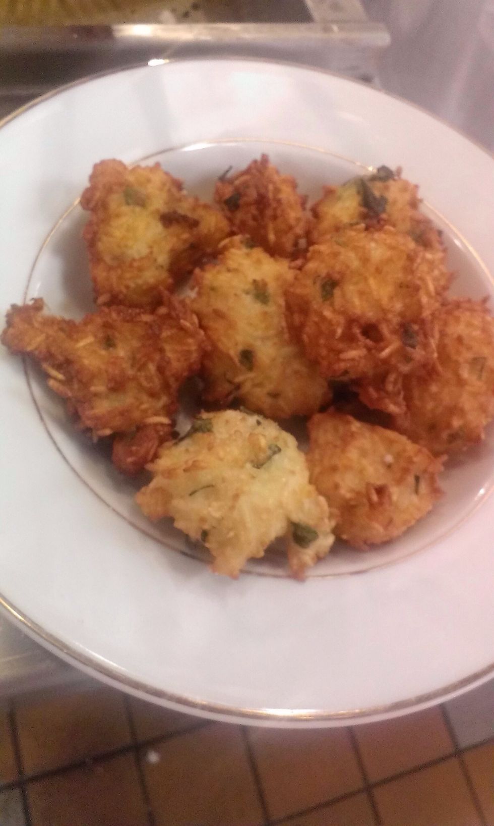 Sprinkle with salt & serve warm