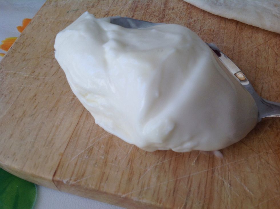 Squacquerone, an Italian fresh and soft cheese (like Crescenza or Stracchino)