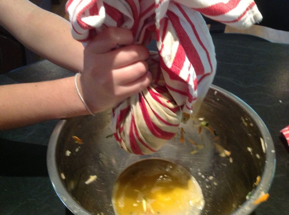 Squeeze all of the juices out