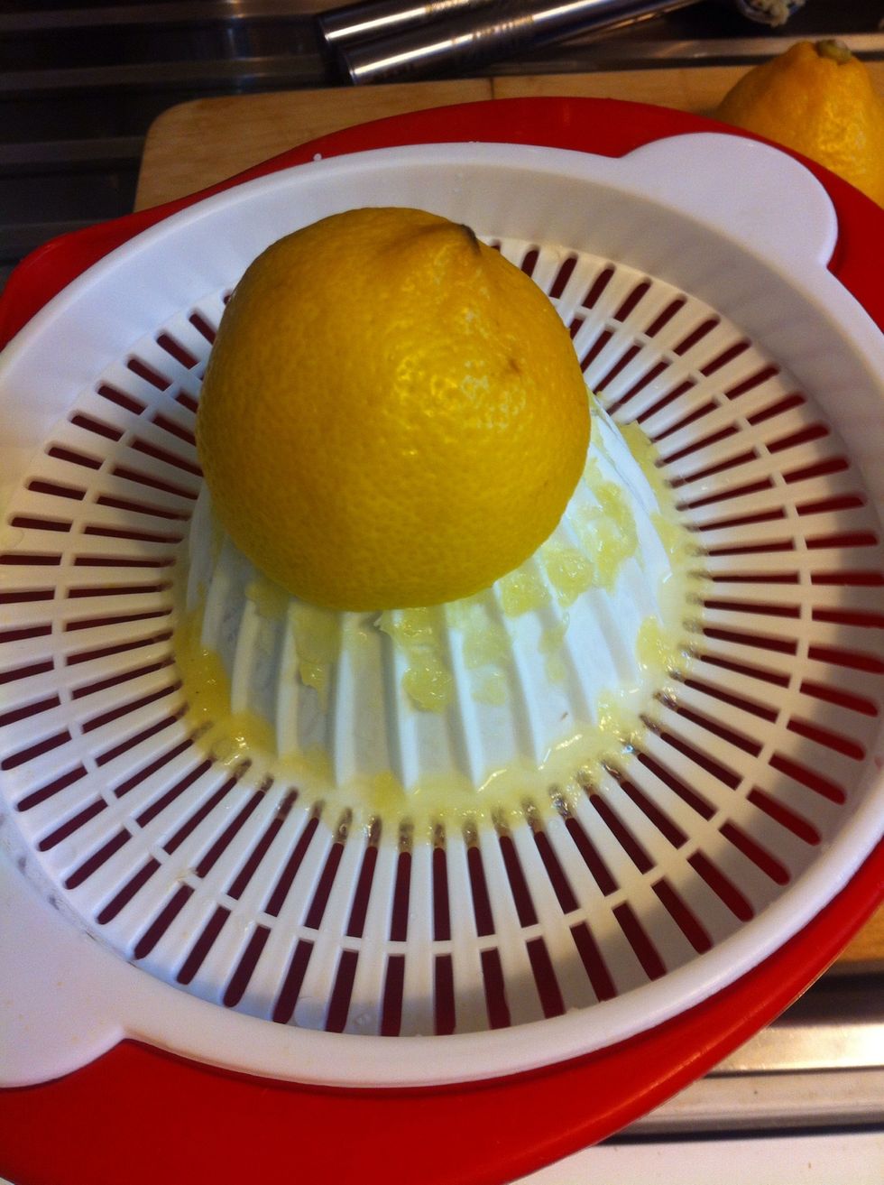 Squeeze one lemon