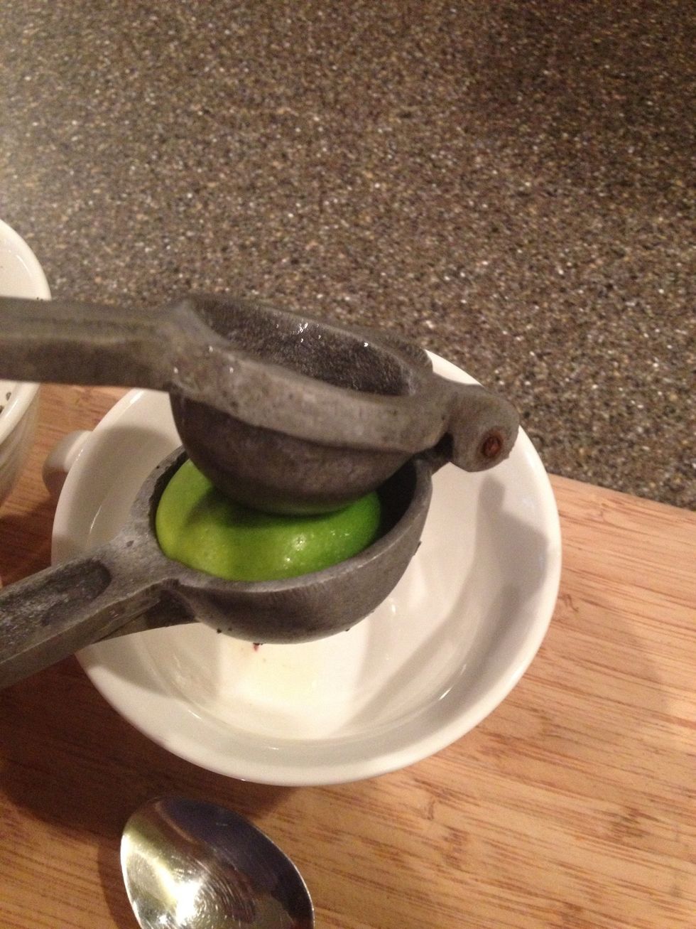 squeeze some lime juice, (pre squeezed in a bottle is fine)