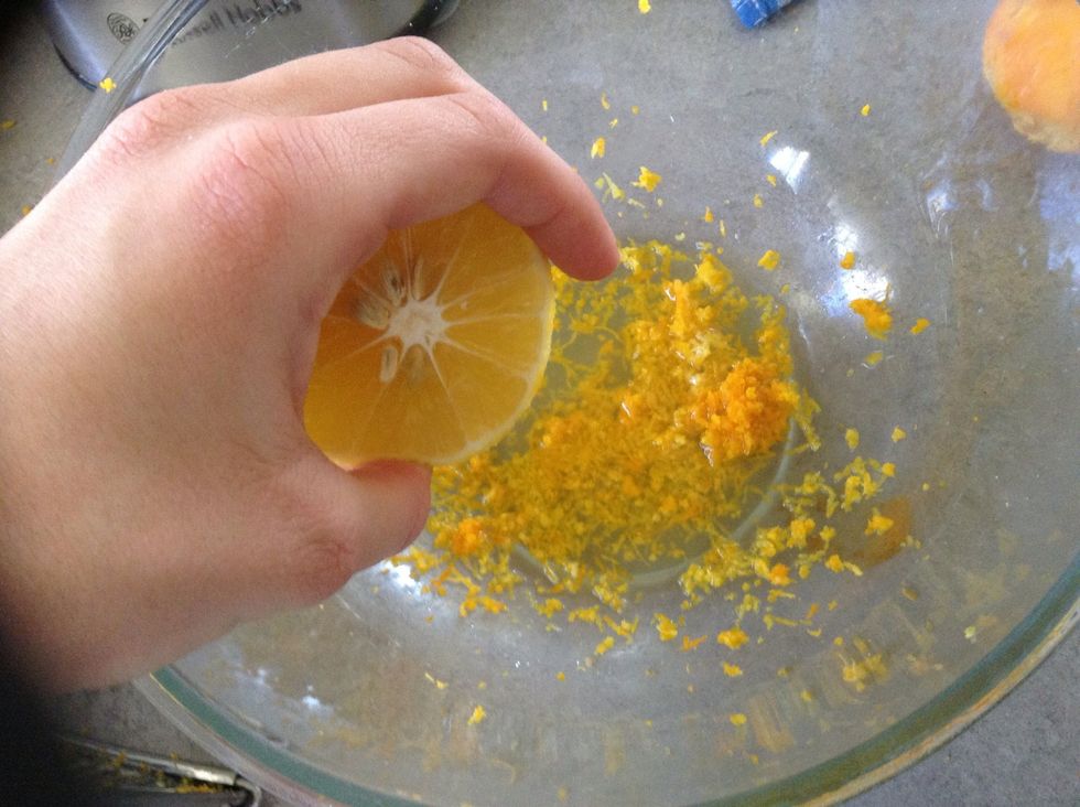 Squeeze the lemon juice in