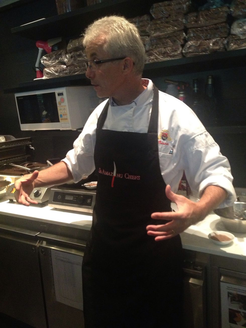 St\u00e9phane Bonnat is a ma\u00eetre-chocolatier from Bonnat chocolatier, one of the oldest most prestige chocolatiers in the world from Voiron, France. Thank u st\u00e9phane for the recipe.