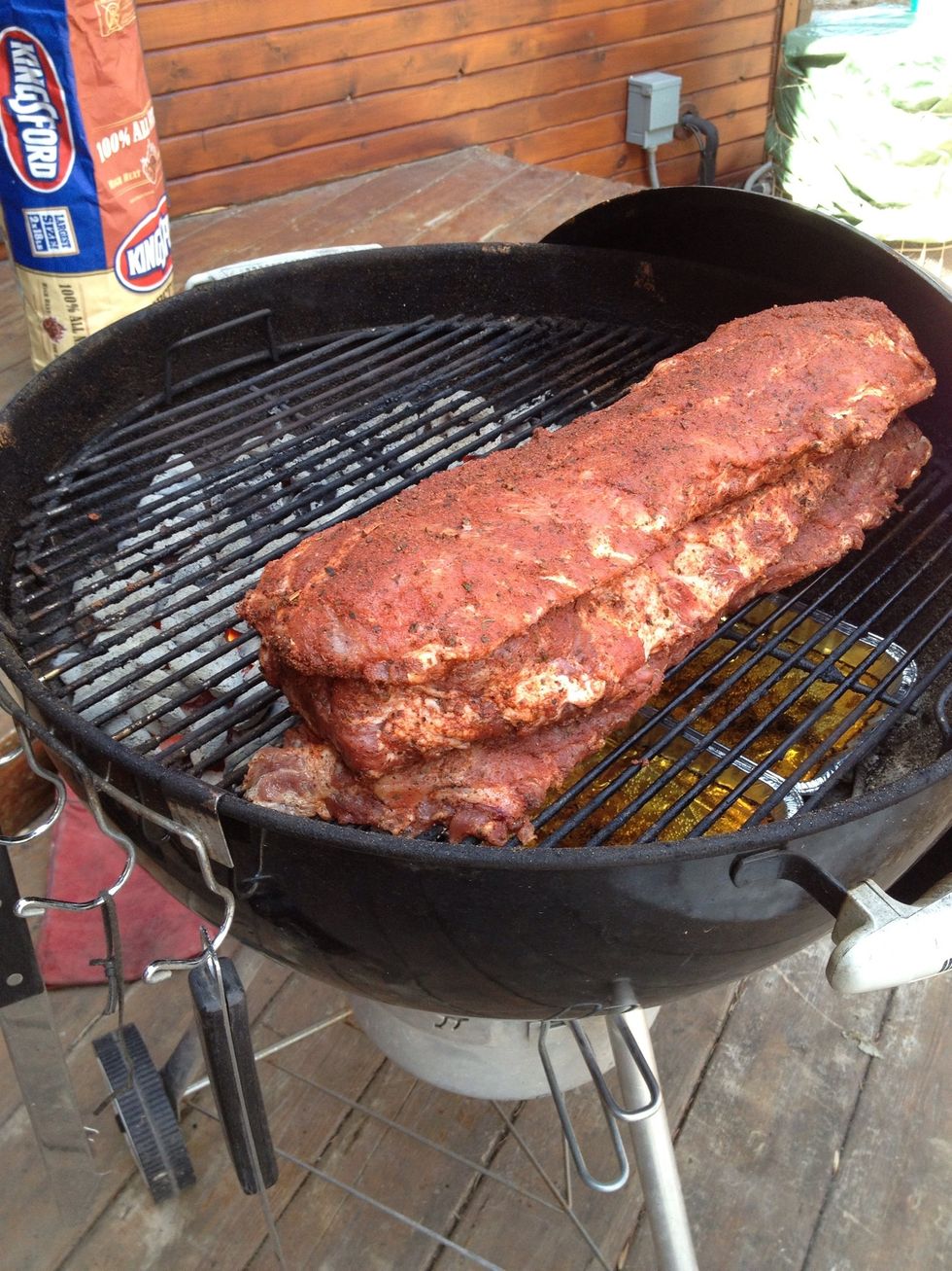 Stack racks over drip pans. Rotate every 45-60 minutes. Allow for them to sweat on one another.
