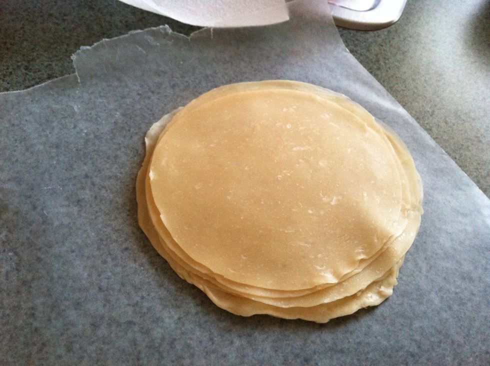 Stack them up to prepare for cooking!