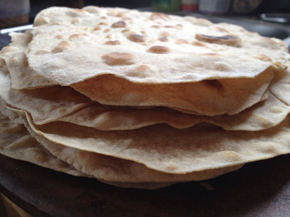 Stack up the tortillas or keep them warm in the oven. Eat immediately or store in the fridge for up to a week. You may also freeze them for longer use.