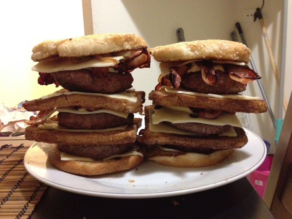 Stack up your ingredients as you like it :)