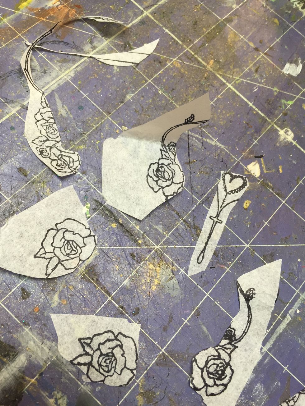 stamp and cut more elements