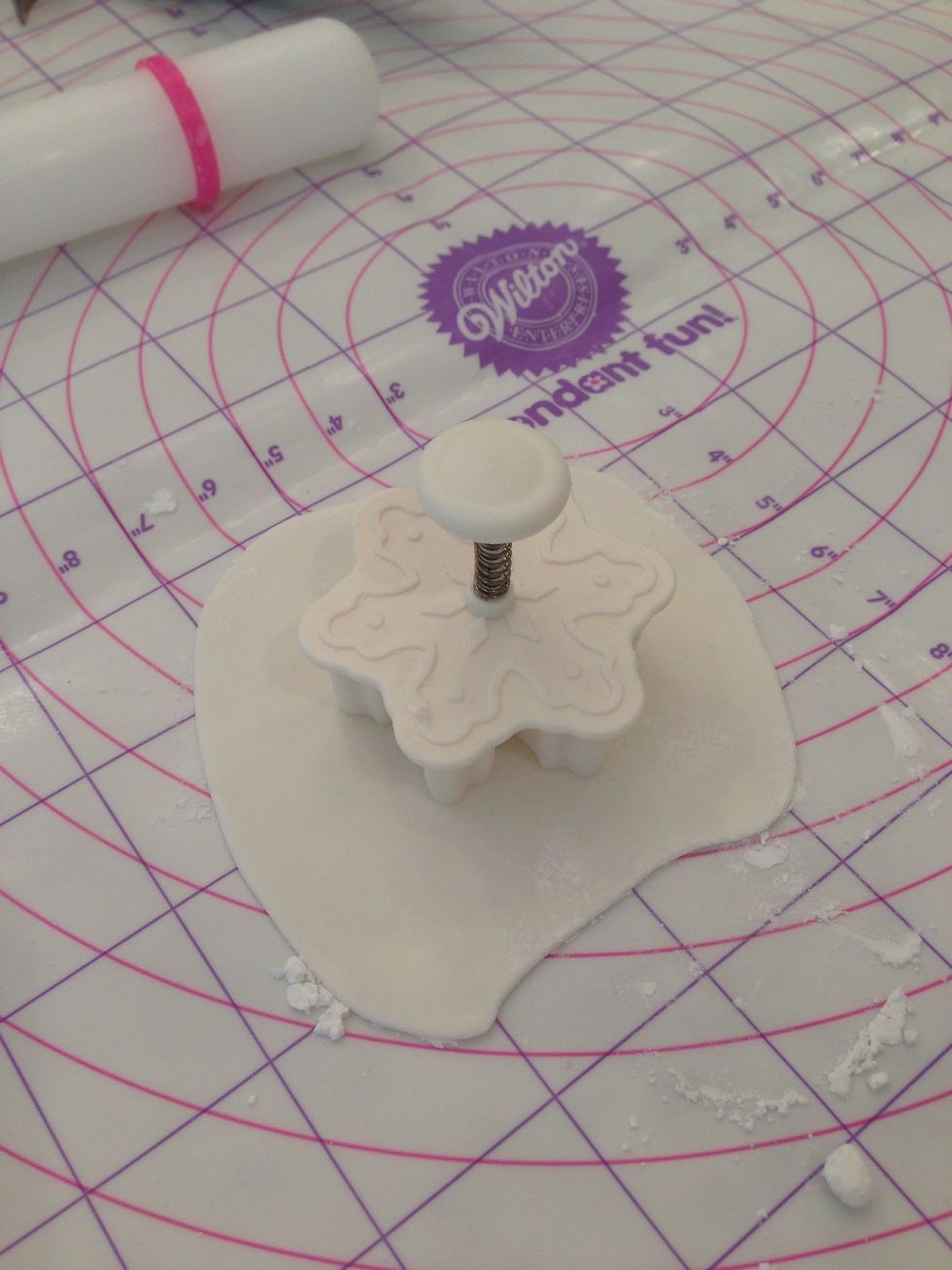 Stamp snowflakes