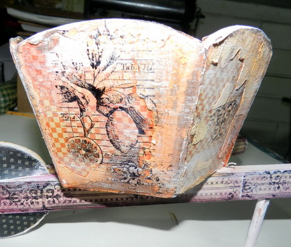 Stamp with the G45 Cling Stamp Botanical Tea 1.