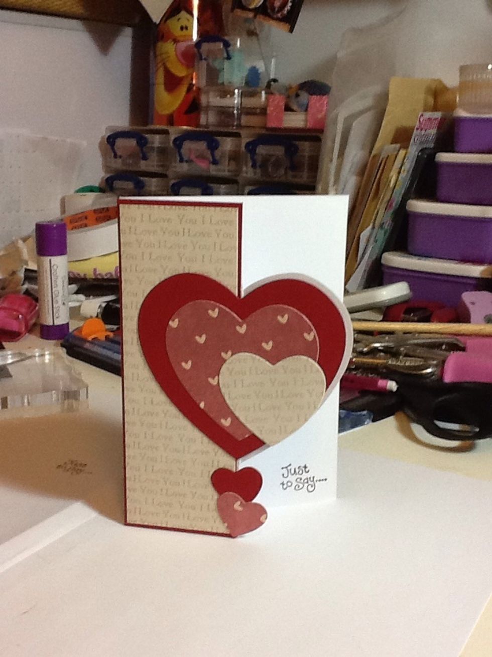 Stamp your greeting and your done! Took me around 15/30 min, but I was taking pictures as well.  If you have any questions then please message me and I'm happy to answer x