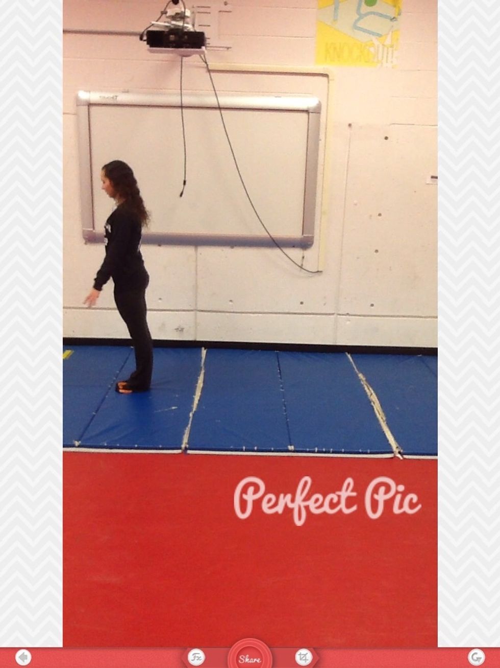 Stand in a neutral position