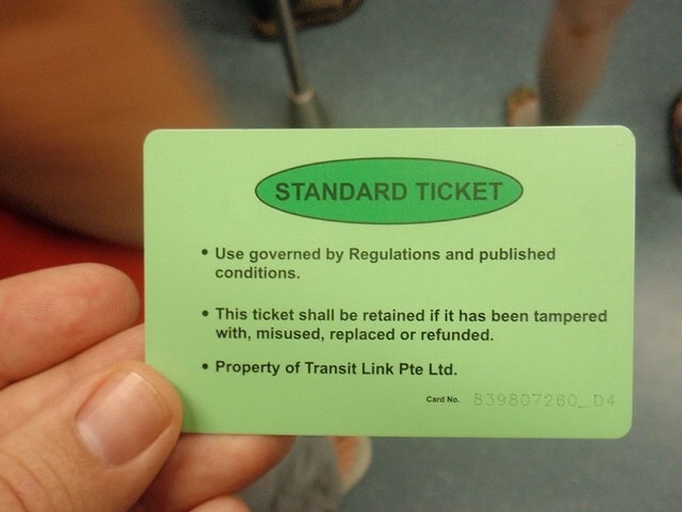 Standard ticket can be used for one-time journey and on trains only. It cannot be used for buses