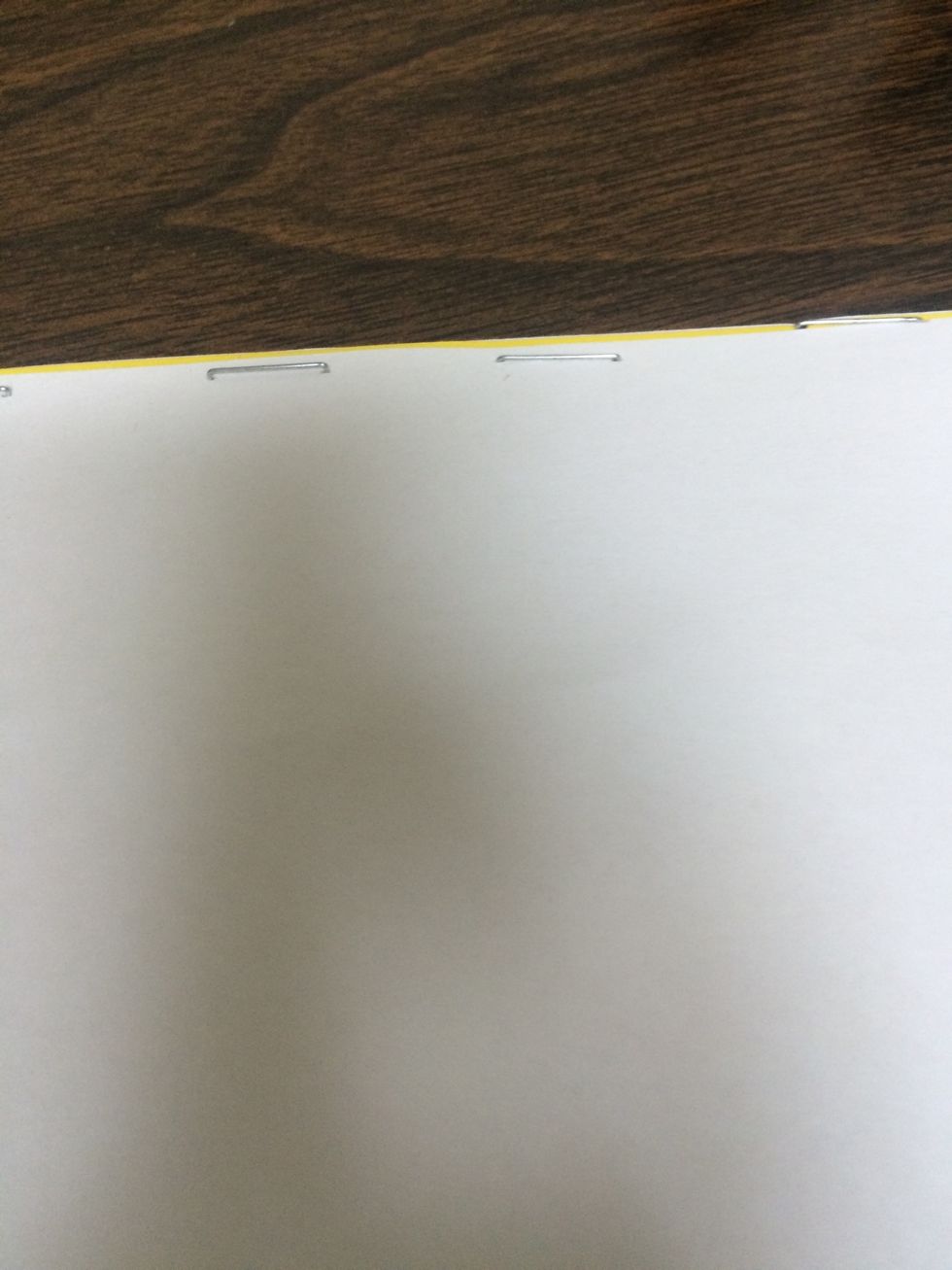Staple all around the paper