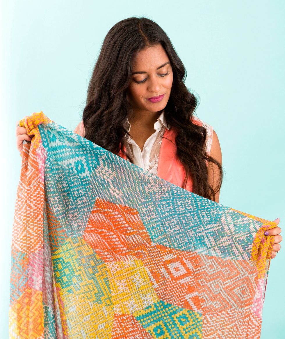 Staple Scarf - Okay okay, a scarf is your BFF all year round. Even though winter usually gets all the scarf love, I\u2019d venture to say I actually find more uses for scarves in the summer.