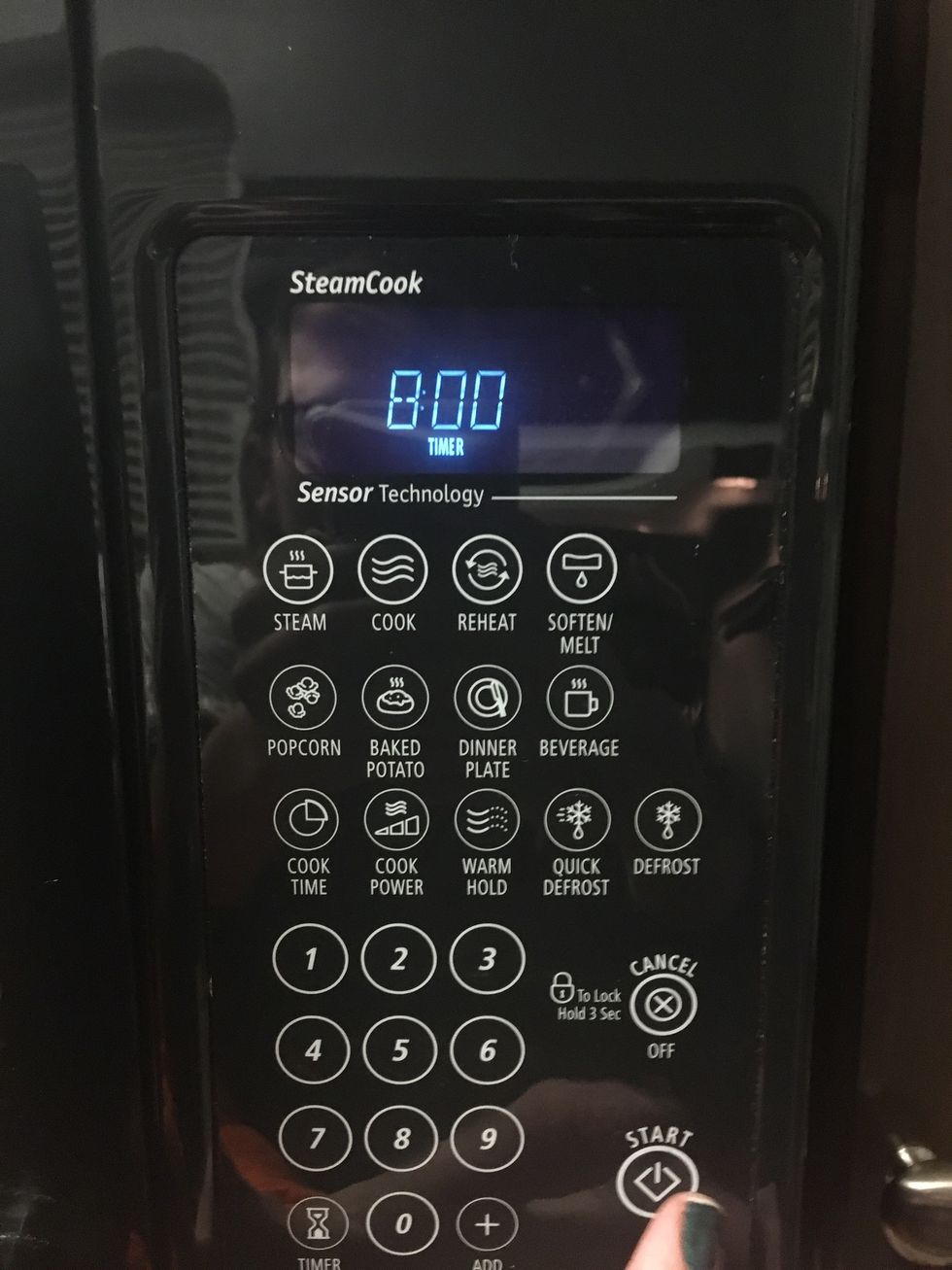 Start a timer for eight minutes