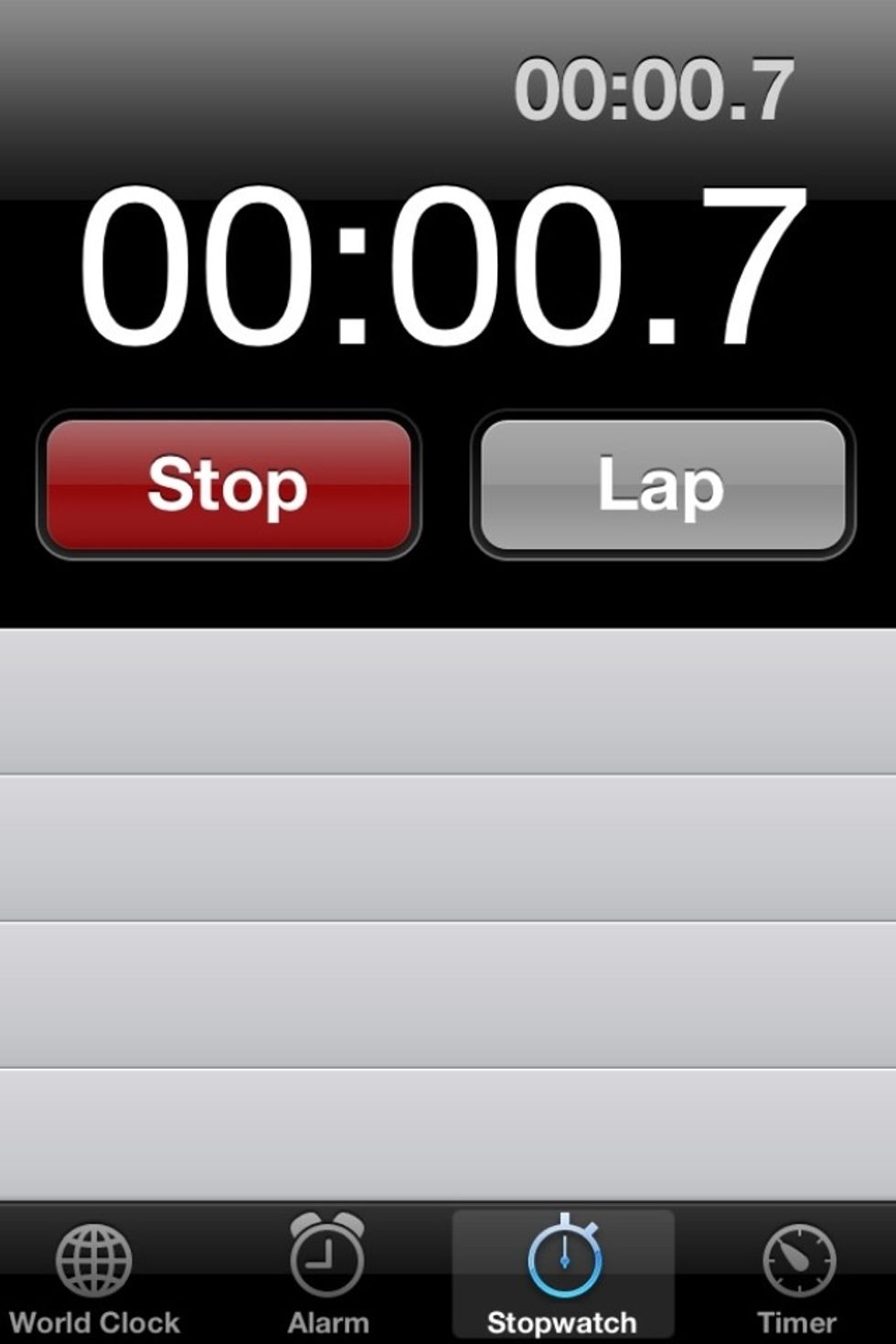 Start a timer.
