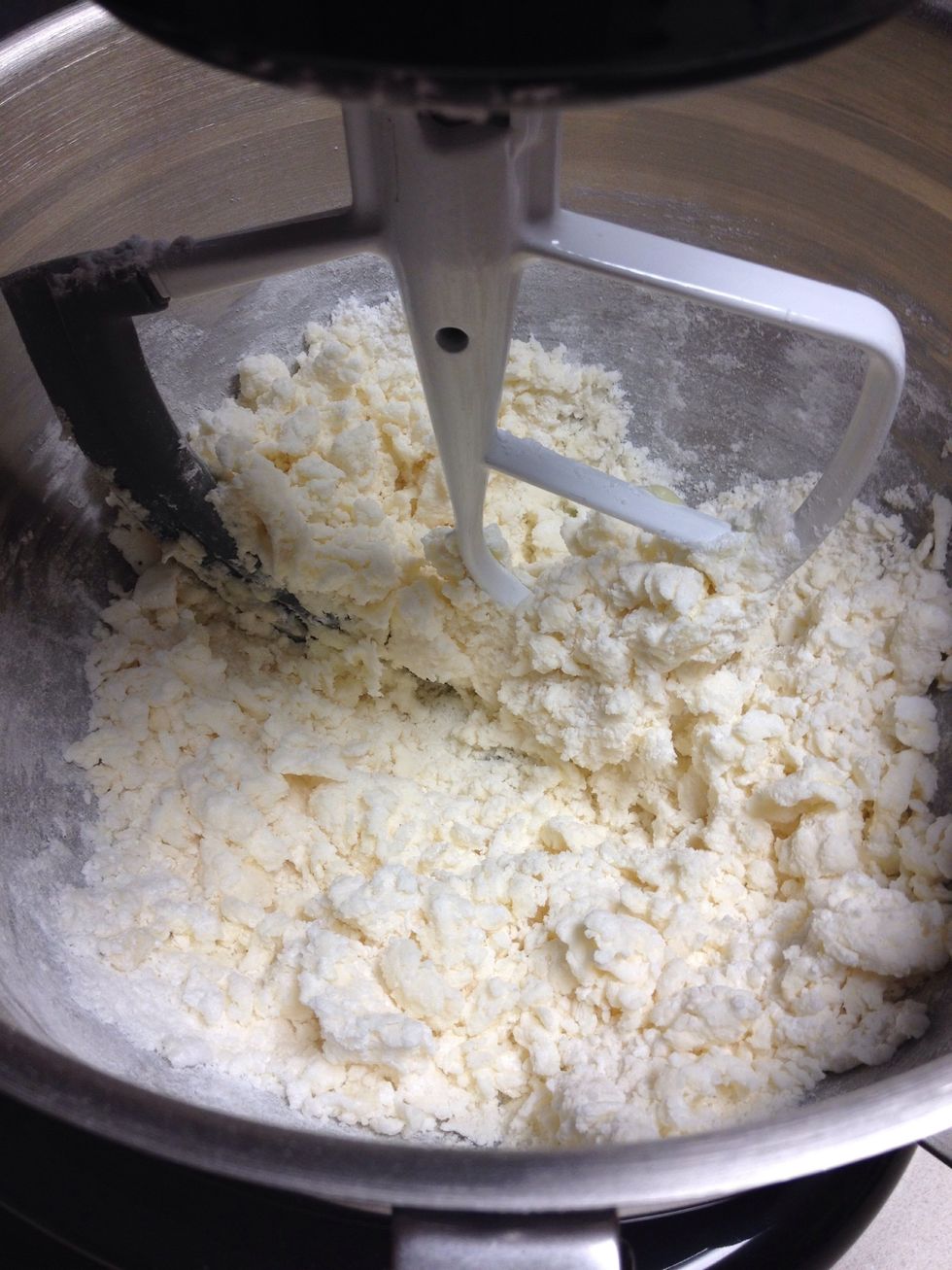 Start adding the milk slowly until you reach the desired consistency and then whip on high until the icing has lightened in color