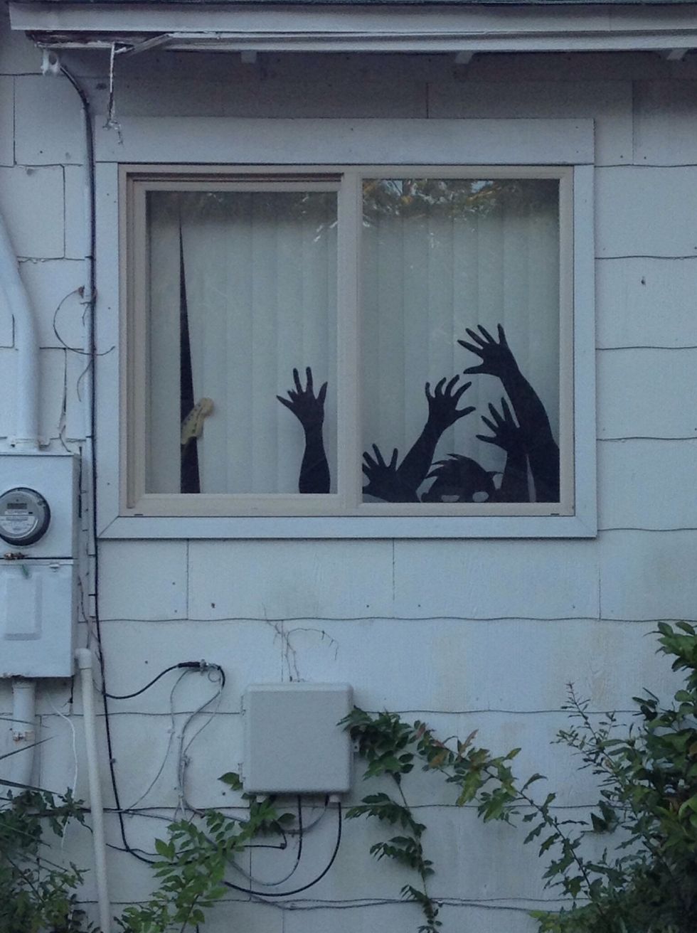 Start arranging and taping with scotch tape ( you only need tiny bits of tape) keep running outside and looking to make sure you get it how you want.