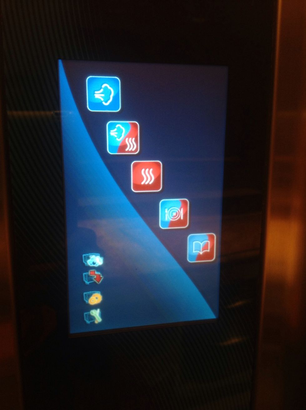 Start at the home screen on your CT control