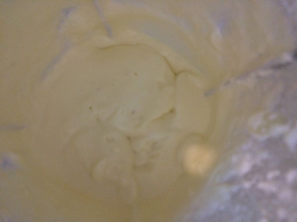 Start blending em. Pulse several times to do so