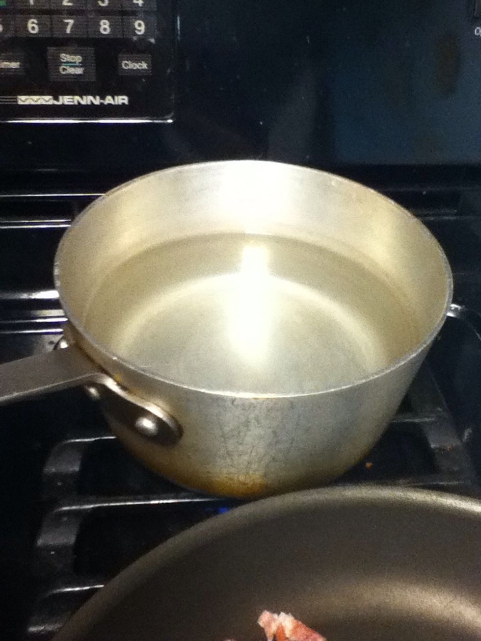 Start boiling some water