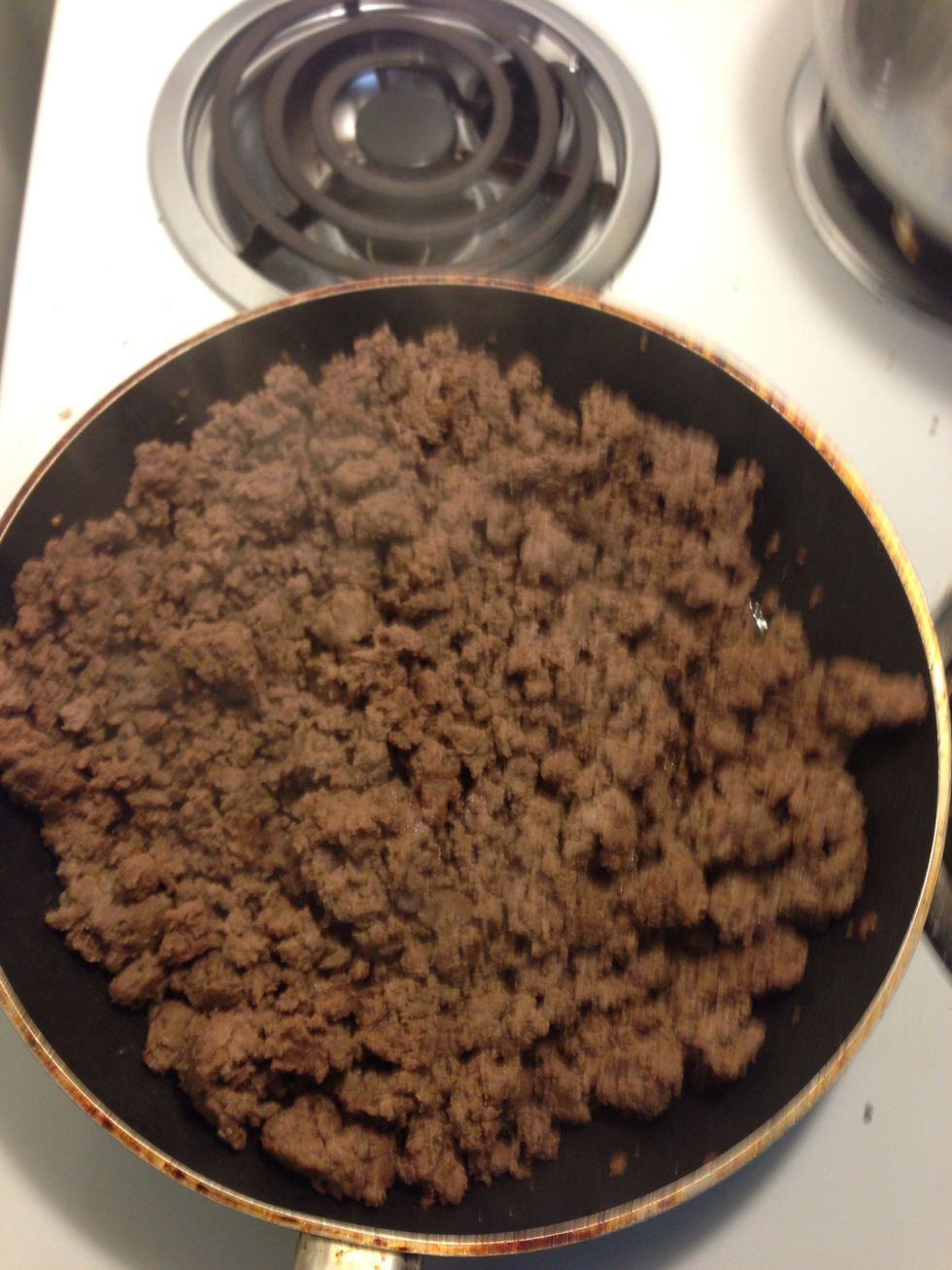 Start browning your venison (turkey, lean beef, etc.).