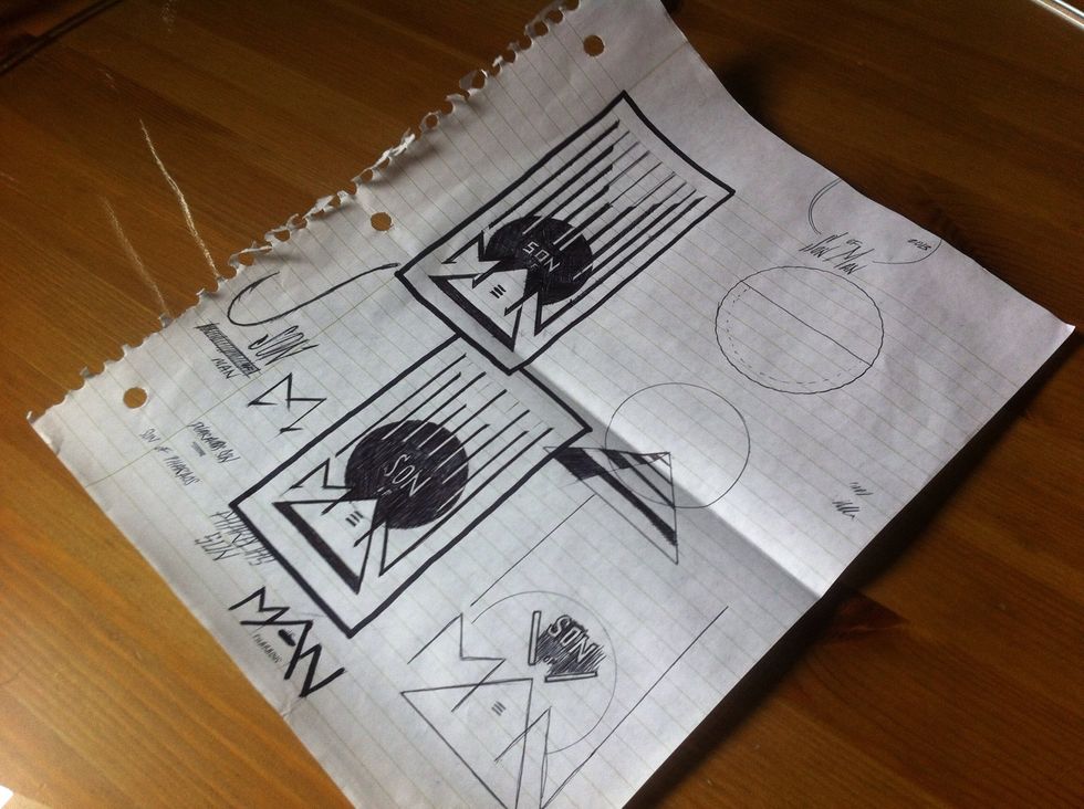 start by drawing a ruthlessly sick design. make sure it will smother the competition.